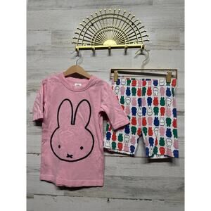Hanna Andersson Organic Cotton Miffy Bunny Set Size 10 (140 cm) VGUC